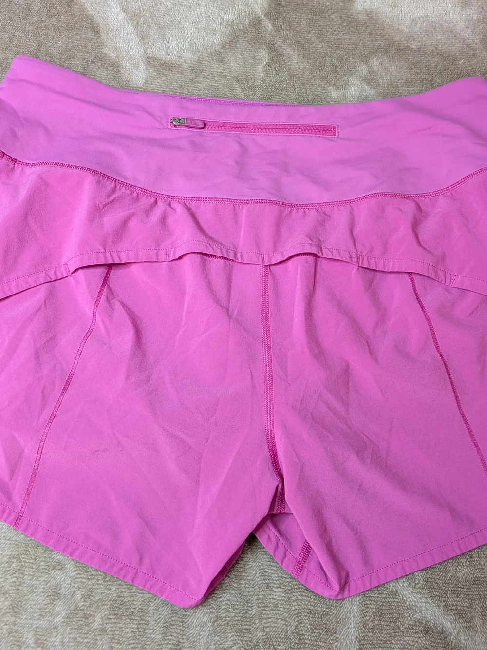 Lululemon Pink Speed Up Running Shorts Size 10